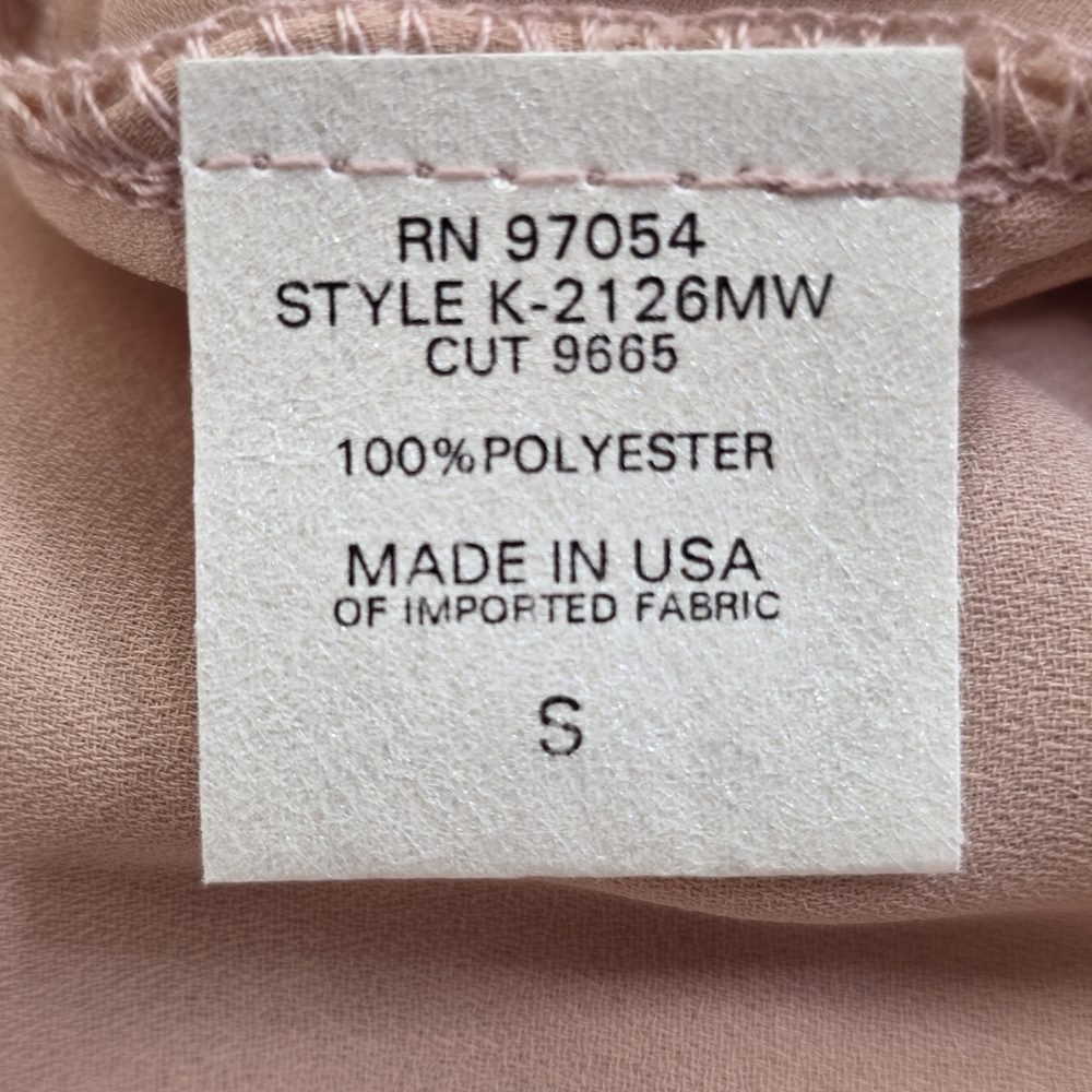 Krisa Tiered Halter Mini Dress | Size Small | Mauve Pink Smocked Waist NWT - Picture 9 of 10